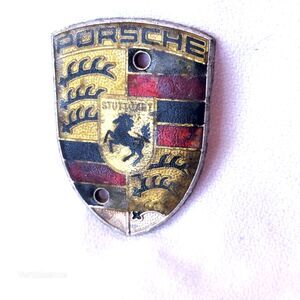 ORIGINA PORSCHE HOOD DECAL ORNAMENT PLAQUE
